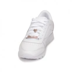 Chaussures Femme Baskets basses Reebok Classic CLASSIC LEATHER Blanc / Doré -Baskets mode Soldes 21426405 500 C