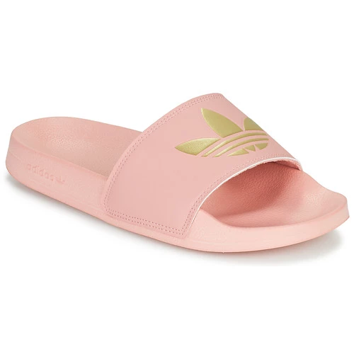 Chaussures Femme Baskets basses adidas Originals ADILETTE LITE W Rose / Doré 1 Chaussures Femme Baskets basses adidas Originals ADILETTE LITE W Rose / Doré