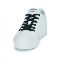 Chaussures Femme Baskets basses adidas Originals NIZZA PLATFORM W Blanc -Baskets mode Soldes 21515935 500 C