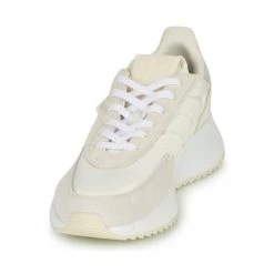 Chaussures Baskets basses adidas Originals RETROPY F2 Beige -Baskets mode Soldes 21515951 500 C