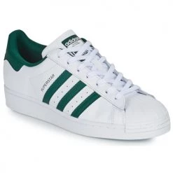 Chaussures Baskets basses adidas Originals SUPERSTAR Blanc / Vert