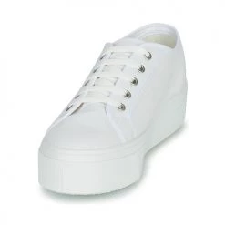 Chaussures Femme Baskets basses Yurban JABELLE Blanc -Baskets mode Soldes 21548687 500 C