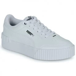 Chaussures Femme Baskets basses Puma CARINA LIFT MONO Blanc / Noir