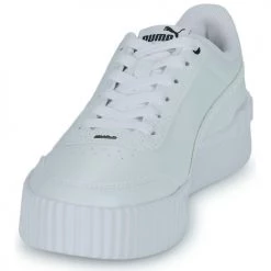 Chaussures Femme Baskets basses Puma CARINA LIFT MONO Blanc / Noir -Baskets mode Soldes 22259062 500 C