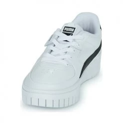 Chaussures Femme Baskets basses Puma CALI DREAM LTH WNS Blanc / Noir -Baskets mode Soldes 22259081 500 C
