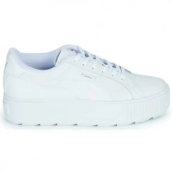 Chaussures Femme Baskets basses Puma KARMEN L Blanc -Baskets mode Soldes 22259098 500 B