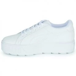 Chaussures Femme Baskets basses Puma KARMEN L Blanc -Baskets mode Soldes 22259098 500 D