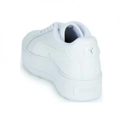 Chaussures Femme Baskets basses Puma KARMEN L Blanc -Baskets mode Soldes 22259098 500 E
