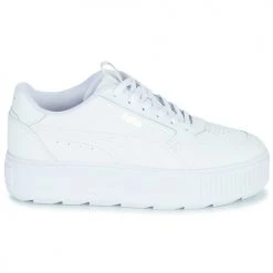 Chaussures Femme Baskets basses Puma KARMEN REBELLE Blanc -Baskets mode Soldes 22259102 500 B