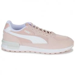 Chaussures Femme Baskets basses Puma GRAVITON Rose / Blanc / Beige -Baskets mode Soldes 22259107 500 B