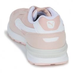 Chaussures Femme Baskets basses Puma GRAVITON Rose / Blanc / Beige -Baskets mode Soldes 22259107 500 E