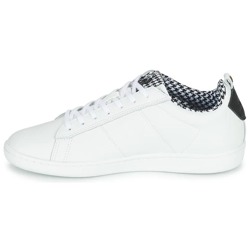 Chaussures Femme Baskets basses Le Coq Sportif COURTCLASSIC W PIED DE POULE Blanc 4 Chaussures Femme Baskets basses Le Coq Sportif COURTCLASSIC W PIED DE POULE Blanc – Image 4