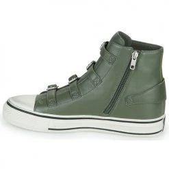 Chaussures Femme Baskets montantes Ash VIRGIN Kaki -Baskets mode Soldes 22308132 500 D