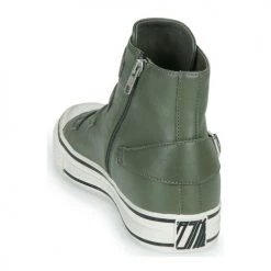 Chaussures Femme Baskets montantes Ash VIRGIN Kaki -Baskets mode Soldes 22308132 500 E