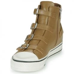 Chaussures Femme Baskets montantes Ash VIRGIN Marron -Baskets mode Soldes 22348370 500 C