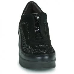 Chaussures Femme Baskets basses Stonefly CREAM 21 NOIR -Baskets mode Soldes 22370061 500 C