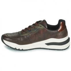 Chaussures Femme Baskets basses Rieker M6602-25 Marron -Baskets mode Soldes 22370313 500 D