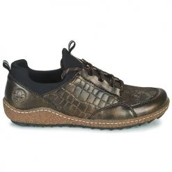 Chaussures Femme Baskets basses Rieker L7554-25 Marron -Baskets mode Soldes 22370314 500 B
