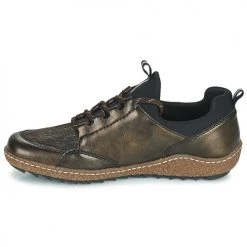 Chaussures Femme Baskets basses Rieker L7554-25 Marron -Baskets mode Soldes 22370314 500 D