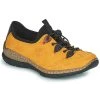 Chaussures Femme Baskets basses Rieker N3271-68 Jaune / Noir