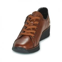 Chaussures Femme Baskets basses Rieker 53702-22 Marron -Baskets mode Soldes 22370322 500 C
