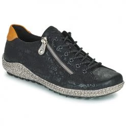Chaussures Femme Baskets basses Rieker L7560-00 Noir / Gris