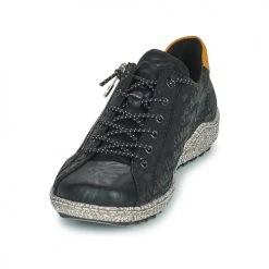 Chaussures Femme Baskets basses Rieker L7560-00 Noir / Gris -Baskets mode Soldes 22370341 500 C