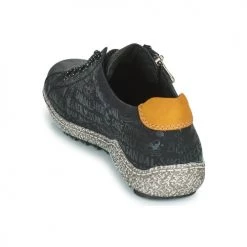 Chaussures Femme Baskets basses Rieker L7560-00 Noir / Gris -Baskets mode Soldes 22370341 500 E