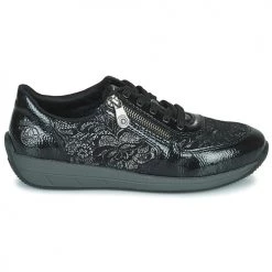 Chaussures Femme Baskets basses Rieker N1112-00 Noir -Baskets mode Soldes 22370343 500 B