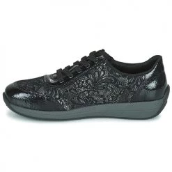 Chaussures Femme Baskets basses Rieker N1112-00 Noir -Baskets mode Soldes 22370343 500 D