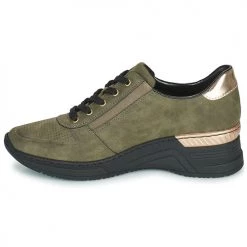 Chaussures Femme Baskets basses Rieker N4305-54 Kaki -Baskets mode Soldes 22370346 500 D