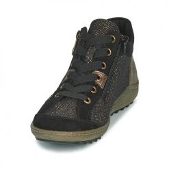 Chaussures Femme Baskets montantes Remonte Dorndorf R1481-03 Noir -Baskets mode Soldes 22370574 500 C