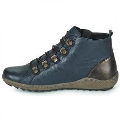 Chaussures Femme Baskets montantes Remonte Dorndorf R1488-14 Marine -Baskets mode Soldes 22370575 500 D