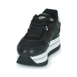 Chaussures Femme Baskets basses Guess HARINNA Noir -Baskets mode Soldes 22418816 500 C