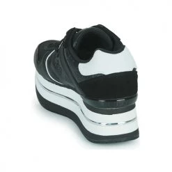 Chaussures Femme Baskets basses Guess HARINNA Noir -Baskets mode Soldes 22418816 500 E