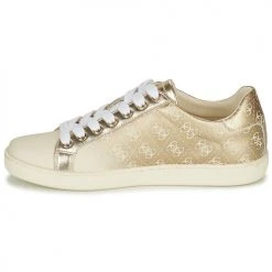 Chaussures Femme Baskets basses Guess ROSALIA3 Doré -Baskets mode Soldes 22418822 500 D