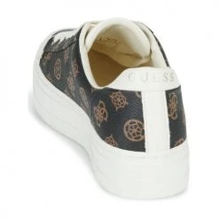 Chaussures Femme Baskets basses Guess LULLU2 Noir -Baskets mode Soldes 22418825 500 E