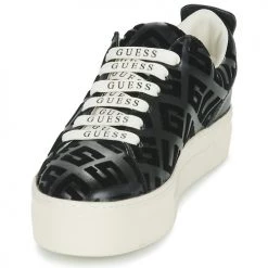 Chaussures Femme Baskets basses Guess GIAA3 Noir -Baskets mode Soldes 22418826 500 C