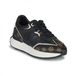 Chaussures Femme Baskets basses Guess LUCHIA Noir / Marron
