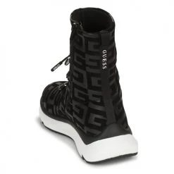 Chaussures Femme Baskets montantes Guess DREWSIN2 Noir -Baskets mode Soldes 22418834 500 E