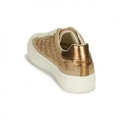 Chaussures Femme Baskets basses Guess JIANAA4 Doré -Baskets mode Soldes 22418837 500 E