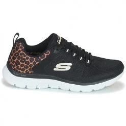 Chaussures Femme Baskets basses Skechers FLEX APPEAL 4.0 Noir / Léopard 6 Chaussures Femme Baskets basses Skechers FLEX APPEAL 4.0 Noir / Léopard -Baskets mode Soldes 22429206 500 B