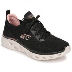 Chaussures Femme Baskets basses Skechers GLIDE-STEP SPORT Noir / Rose