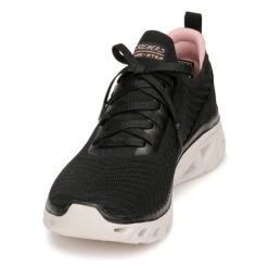 Chaussures Femme Baskets basses Skechers GLIDE-STEP SPORT Noir / Rose -Baskets mode Soldes 22429209 500 C
