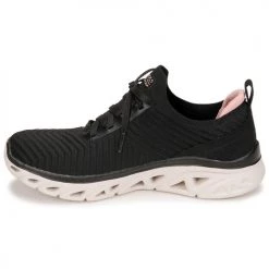 Chaussures Femme Baskets basses Skechers GLIDE-STEP SPORT Noir / Rose -Baskets mode Soldes 22429209 500 D