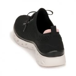 Chaussures Femme Baskets basses Skechers GLIDE-STEP SPORT Noir / Rose -Baskets mode Soldes 22429209 500 E