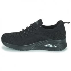 Chaussures Femme Baskets basses Skechers UNO Noir -Baskets mode Soldes 22429228 500 D
