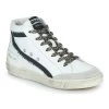 Chaussures Femme Baskets montantes Meline NKC320-A-6125 Blanc / Noir