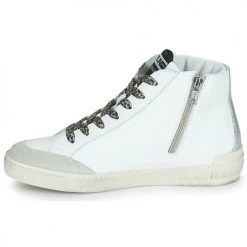 Chaussures Femme Baskets montantes Meline NKC320-A-6125 Blanc / Noir -Baskets mode Soldes 22498601 500 D