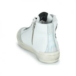 Chaussures Femme Baskets montantes Meline NKC320-A-6125 Blanc / Noir -Baskets mode Soldes 22498601 500 E
